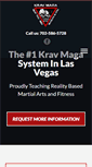 Mobile Screenshot of lasvegaskravmaga.com